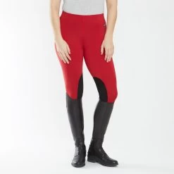Kerrits Flow Rise Performance Tight -Equestrian Equipment Store 13544 ruby 1