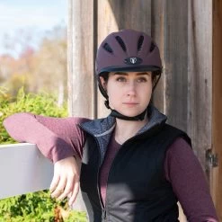 Tipperary Sportage Helmet 35 Tipperary Sportage Helmet -Equestrian Equipment Store 14850 aubergine 6