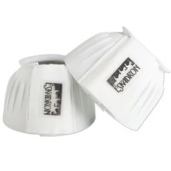 Eskadron Rubber Bell Boots 8 Eskadron Rubber Bell Boots -Equestrian Equipment Store 17803 white pair