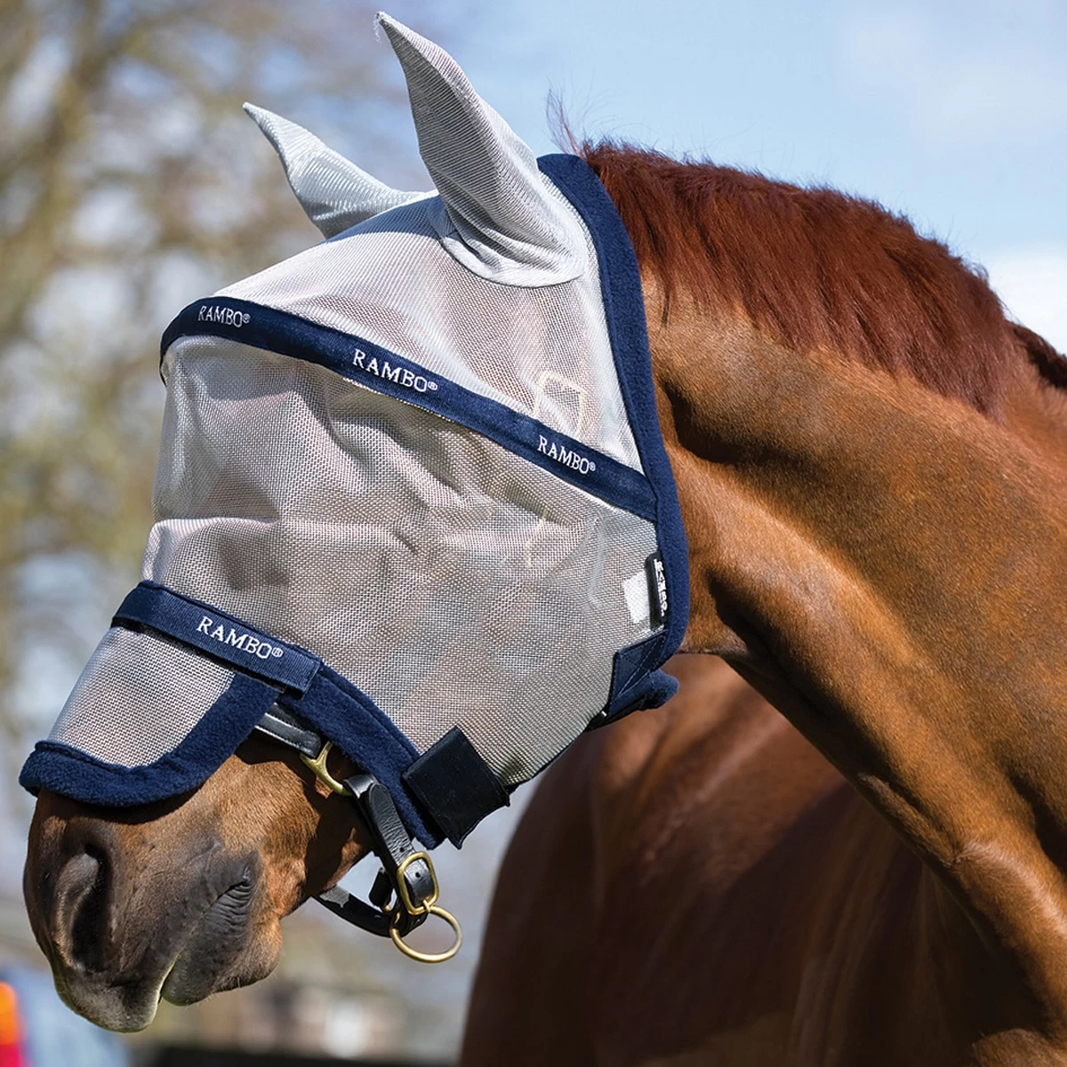 Horseware Ireland Rambo® Plus Fly Mask 2 Horseware Ireland Rambo® Plus Fly Mask - Image 2