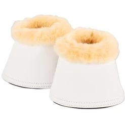 Eskadron Fleece Bell Boots 7 Eskadron Fleece Bell Boots -Equestrian Equipment Store 20412 white pair
