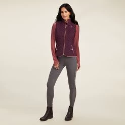 Ariat Ashley Insulated Vest -Equestrian Equipment Store 20705 mulberrybrown 1