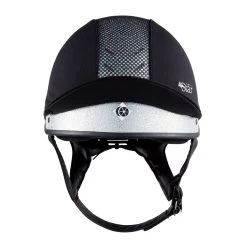 Charles Owen 4Star Helmet 11 Charles Owen 4Star Helmet -Equestrian Equipment Store 20764 silver front
