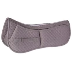Equine Comfort Cotton Correction 4 Pocket Half Pad With Memory Foam Inserts 11 Equine Comfort Cotton Correction 4 Pocket Half Pad With Memory Foam Inserts -Equestrian Equipment Store 21075 grey