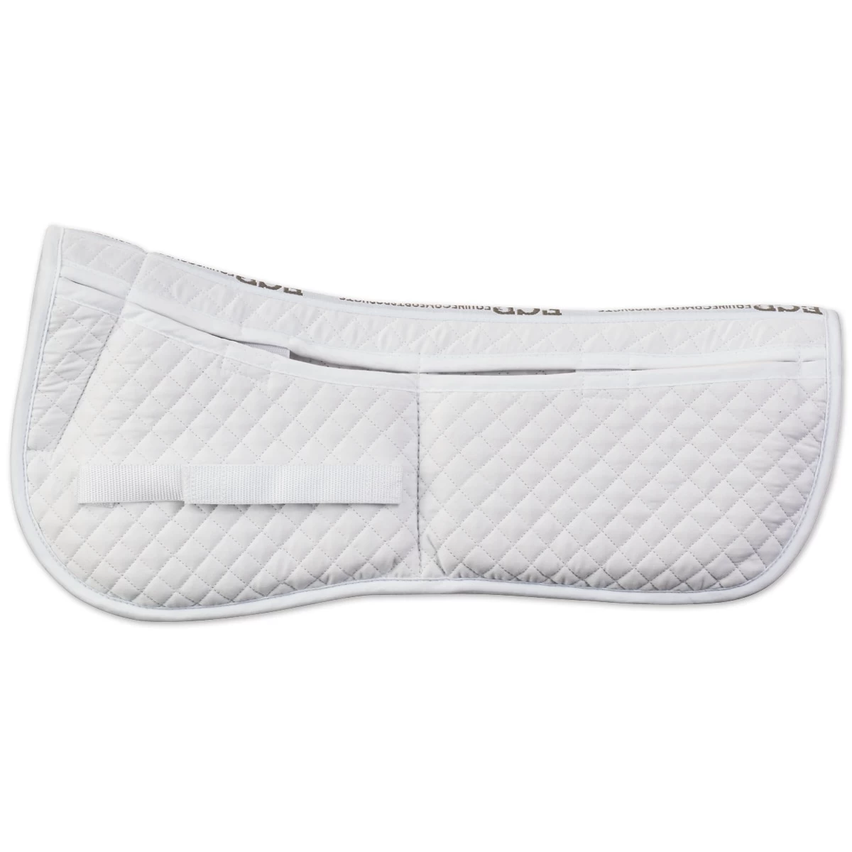 Equine Comfort Cotton Correction 4 Pocket Half Pad With Memory Foam Inserts 2 Equine Comfort Cotton Correction 4 Pocket Half Pad With Memory Foam Inserts - Image 2