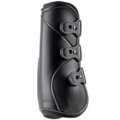 EquiFit D-Teq Open Front Boots -Equestrian Equipment Store 21386 black detail