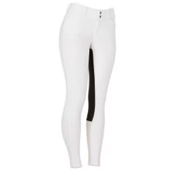 FITS Free Flex Full Seat Breeches - Front Zip -Equestrian Equipment Store 22274 white frontright