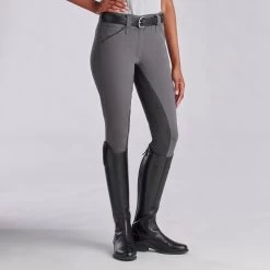 Piper Classic Low-Rise Breeches By SmartPak - Full Seat -Equestrian Equipment Store 22487 charcoal 7468