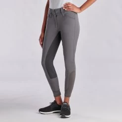 Piper Classic Low-Rise Breeches By SmartPak - Full Seat -Equestrian Equipment Store 22487 charcoal 7482