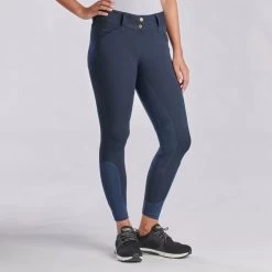 Piper Classic Low-Rise Breeches By SmartPak - Full Seat -Equestrian Equipment Store 22487 navy 7399