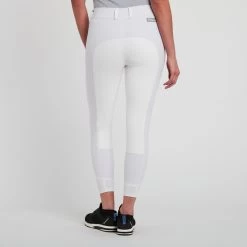 Piper Classic Low-Rise Breeches By SmartPak - Full Seat -Equestrian Equipment Store 22487 white 4