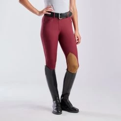 RJ Classics Gulf Knee Patch Breech - Clearance! -Equestrian Equipment Store 22934 tawny port 6501