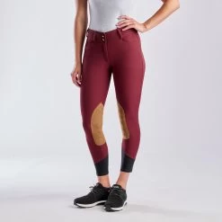 RJ Classics Gulf Knee Patch Breech - Clearance! -Equestrian Equipment Store 22934 tawny port 6503