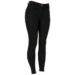 Hadley Mid-Rise Breeches By SmartPak - Full Seat -Equestrian Equipment Store 24690 black frontright