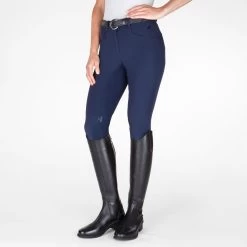 Hadley Mid-Rise Breeches By SmartPak - Full Seat - Clearance! 30 Hadley Mid-Rise Breeches By SmartPak - Full Seat - Clearance! -Equestrian Equipment Store 24690 navy bom 0284 1