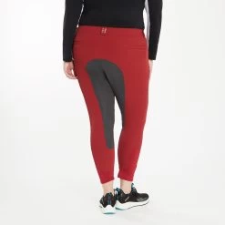 Hadley Mid-Rise Breeches By SmartPak - Full Seat -Equestrian Equipment Store 24690 passionred 2214