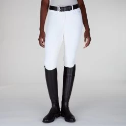 Hadley Mid-Rise Breeches By SmartPak - Full Seat -Equestrian Equipment Store 24690 white bom 0252