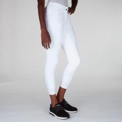 Hadley Mid-Rise Breeches By SmartPak - Full Seat -Equestrian Equipment Store 24690 white bom 0314