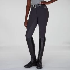 Piper Winter Softshell Breeches By SmartPak - Full Seat -Equestrian Equipment Store 24846 charcoal bom 0217