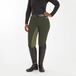 Piper Winter Softshell Breeches By SmartPak - Full Seat -Equestrian Equipment Store 24846 darkolive 1