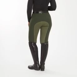 Piper Winter Softshell Breeches By SmartPak - Full Seat -Equestrian Equipment Store 24846 darkolive 2