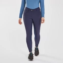 Piper Winter Softshell Breeches By SmartPak - Full Seat -Equestrian Equipment Store 24846 navy 3