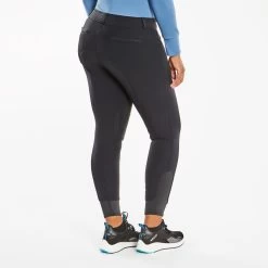 Piper Winter Softshell Breeches By SmartPak - Knee Patch -Equestrian Equipment Store 24847 black 8117