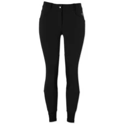 Piper Winter Softshell Breeches By SmartPak - Knee Patch - Clearance! 25 Piper Winter Softshell Breeches By SmartPak - Knee Patch - Clearance! -Equestrian Equipment Store 24847 black front
