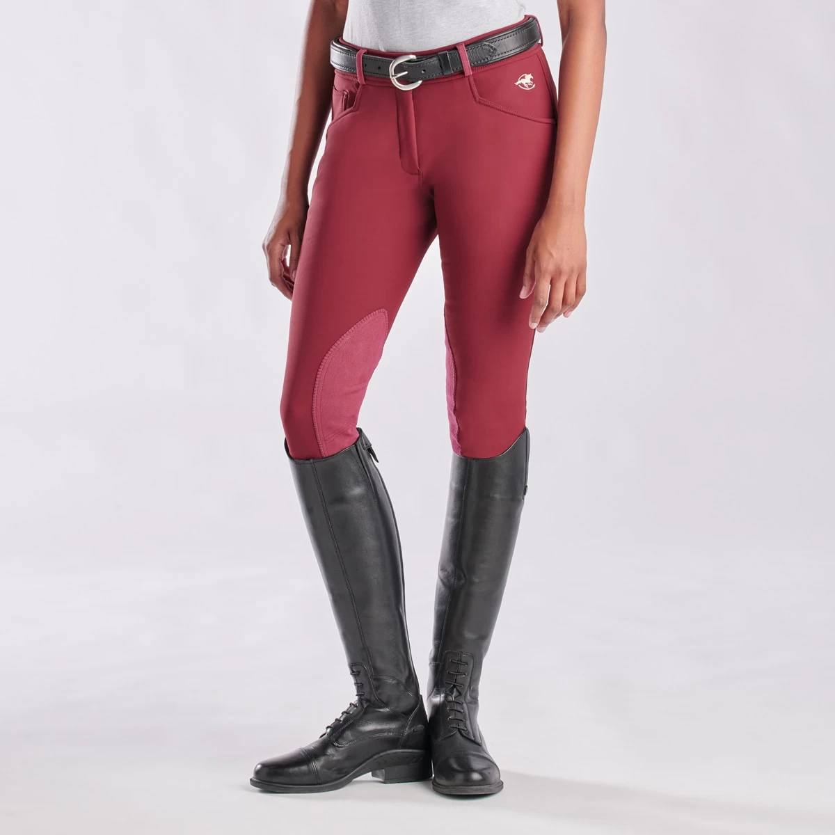 Piper Winter Softshell Breeches By SmartPak - Knee Patch - Clearance! 1 Piper Winter Softshell Breeches By SmartPak - Knee Patch - Clearance!