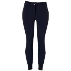 Piper Winter Softshell Breeches By SmartPak - Knee Patch - Clearance! 32 Piper Winter Softshell Breeches By SmartPak - Knee Patch - Clearance! -Equestrian Equipment Store 24847 navy front