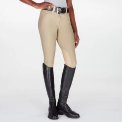Piper Classic Show Low-Rise Breeches By SmartPak - Knee Patch -Equestrian Equipment Store 25633 tan boma 1561