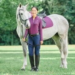 Hadley Mid-Rise Breeches By SmartPak - Full Seat - Clearance! 34 Hadley Mid-Rise Breeches By SmartPak - Full Seat - Clearance! -Equestrian Equipment Store 25903 sugarplumnavy 24690 navy 32356 whorse 0429 1