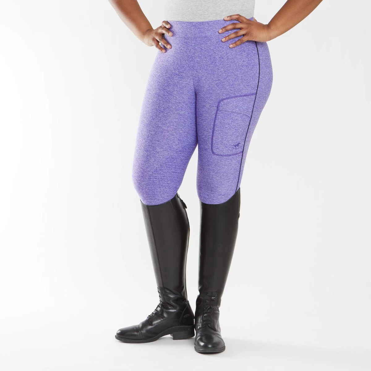 Piper Tights By SmartPak - Knee Patch 1 Piper Tights By SmartPak - Knee Patch