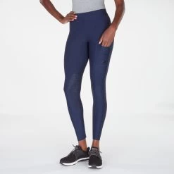 Piper Tights By SmartPak - Knee Patch 29 Piper Tights By SmartPak - Knee Patch -Equestrian Equipment Store 26007 navyblackheather bom 0032