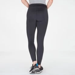 Piper Tights By SmartPak - Knee Patch 35 Piper Tights By SmartPak - Knee Patch -Equestrian Equipment Store 26007 solidblack bom 0053