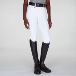 Horze Grand Prix Silicone Grip Full Seat Breech -Equestrian Equipment Store 26193 white bom 0667