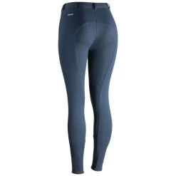 Horze Active Silicone Grip Full Seat Breeches 19 Horze Active Silicone Grip Full Seat Breeches -Equestrian Equipment Store 26195 peacoatblue back