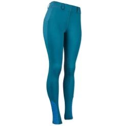 Ovation Aerowick Knee Patch Tight 23 Ovation Aerowick Knee Patch Tight -Equestrian Equipment Store 26270 darkteal right