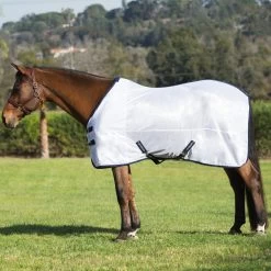 TuffRider Comfy Mesh Fly Sheet Exclusively Made For SmartPak -Equestrian Equipment Store 26376 whtnavy 4