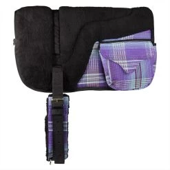 Kensington Fleece Bareback Pad With Pockets -Equestrian Equipment Store 26649 lavendermint 1