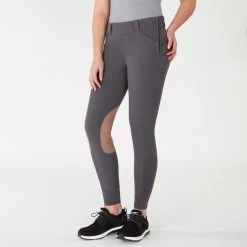 Piper Tan Patch Low-Rise Side Zip Breeches By SmartPak