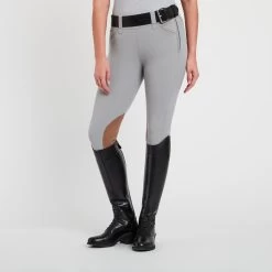 Piper Tan Patch Low-Rise Side Zip Breeches By SmartPak -Equestrian Equipment Store 27140 warmgreytan 1