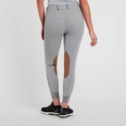 Piper Tan Patch Low-Rise Side Zip Breeches By SmartPak -Equestrian Equipment Store 27140 warmgreytan 4