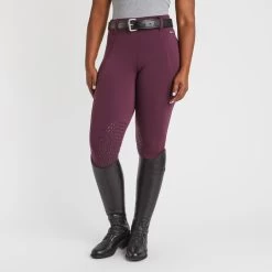 Kerrits Powerstretch Pocket Tight II Winter Knee Patch - Clearance! -Equestrian Equipment Store 27316 raisin 11822