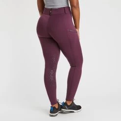 Kerrits Powerstretch Pocket Tight II Winter Knee Patch - Clearance! -Equestrian Equipment Store 27316 raisin 11830