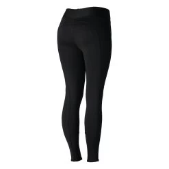Horze Active Grip Winter Knee Patch Tight -Equestrian Equipment Store 27556 black back