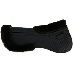 Total Saddle Fit Six Point Wither Freedom Sheepskin Half Pad -Equestrian Equipment Store 28184 black