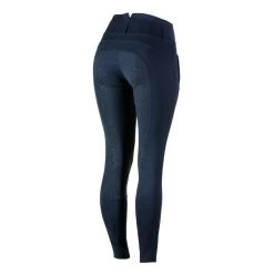 Horze Daniela Women's Silicone Full Seat Breeches 10 Horze Daniela Women's Silicone Full Seat Breeches -Equestrian Equipment Store 28936 navy back