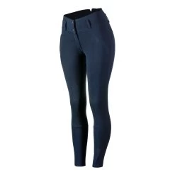 Horze Daniela Women's Silicone Full Seat Breeches 9 Horze Daniela Women's Silicone Full Seat Breeches -Equestrian Equipment Store 28936 navy front