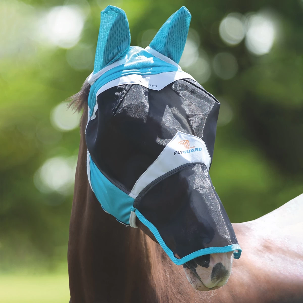Shires Fine Mesh Fly Mask - Full Face W/ Ears 3 Shires Fine Mesh Fly Mask - Full Face W/ Ears - Image 3
